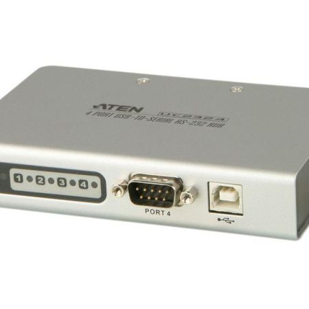 4-портов хъб ATEN UC2324, USB към RS-232 1