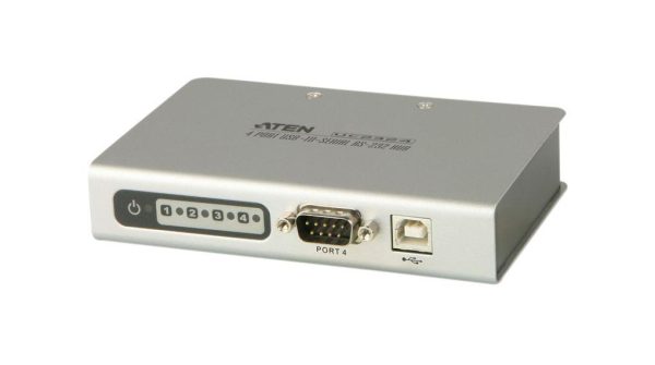 4-портов хъб ATEN UC2324, USB към RS-232 1