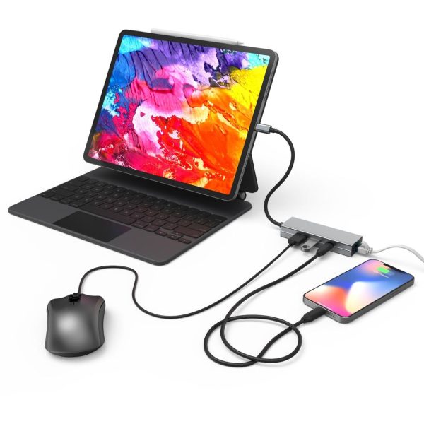 4-портов хъб USB-C, HAMA-200108 5