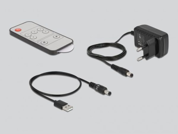 5 портов HDMI суич Delock  4K@60Hz, Дистанционно, Черен 3