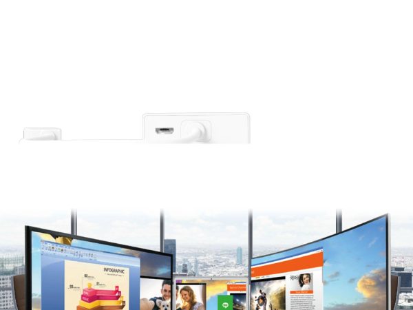 6-портов хъб j5create Mini Dock JUD380, USB 3.0, Gigabit Ethernet, HDMI, VGA, USB-B, Бял 4