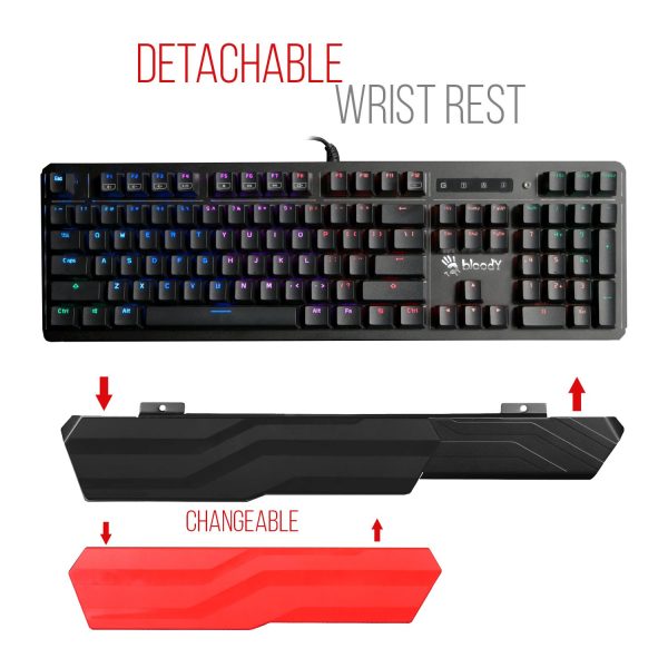 A4tech Bloody B975 Геймърска механична клавиатура, Brown switch 4