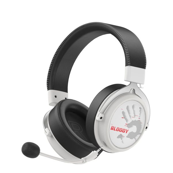 A4tech Bloody МR-590 Геймърски безжични слушалки с микрофон,Bluetooth 3.5мм жак, бял 1