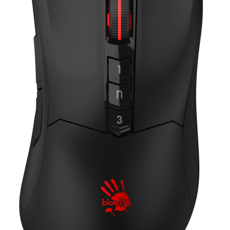 A4tech Bloody R90 Plus Stone black Геймърска безжична оптична мишка 1