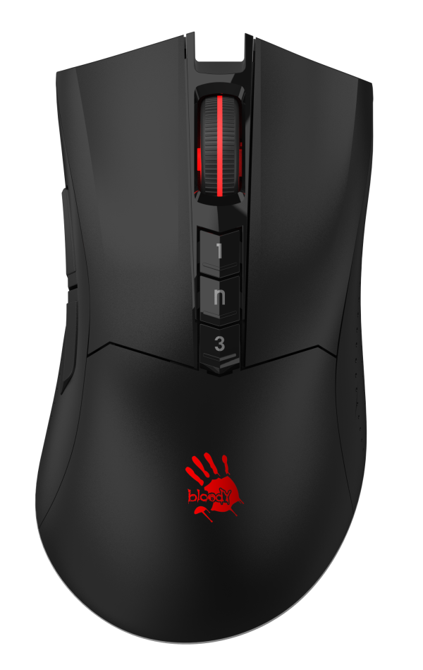 A4tech Bloody R90 Plus Stone black Геймърска безжична оптична мишка 1