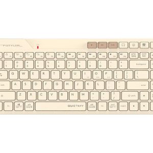 A4tech FBK26C AS Cafe Latte Fstyler безжичнa мини тиха клавиатура, Multi-mode, кирилизирана 1