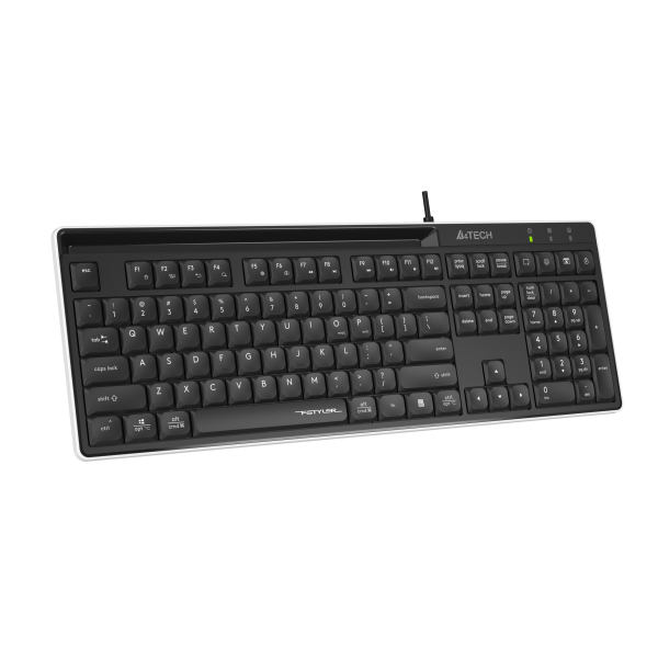A4tech Fstyler FX72 Жична клавиатура, ниско профилна, ножична технология, кирилизирана, черна 2