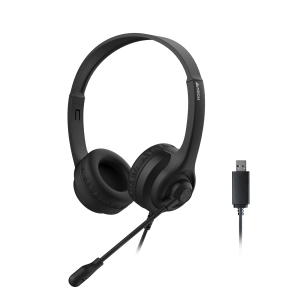 А4tech HU-8 Слушалки с микрофон, USB, въртящ се микрофон 1