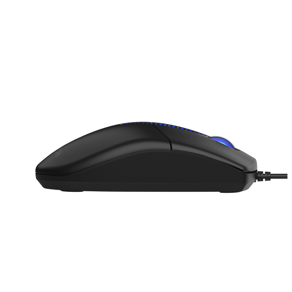 A4tech Illuminate N530S Жична безшумна мишкa черна, 1200 dpi 2