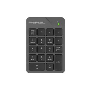 A4tech Цифрова безжична 2.4Ghz клавиатура FGK21C,черна, LiIon батерия, USB-C зареждане 1