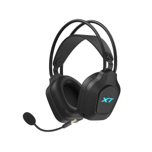 A4tech X7 Геймърски безжични слушалки XR-200, Bluetooth, RGB, черни 1