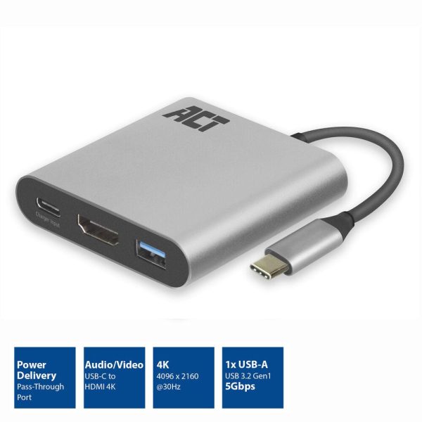 ACT Адаптер USB-C към HDMI 4K 2