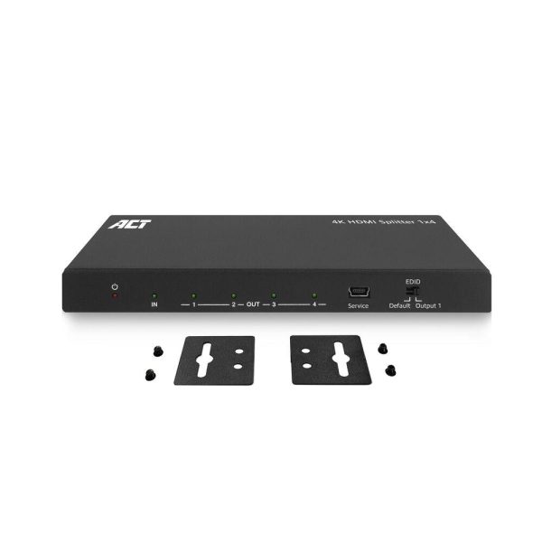 ACT HDMI Сплитер AC7832 4К HDMI сплитер, 1 вход.4 HDMI изхода 8