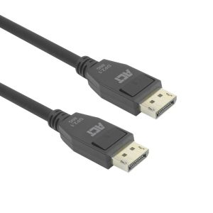 ACT Кабел Display port 2.1 мъжко-мъжко,8К@60Hz,4k@240Hz, 2м, черен 1