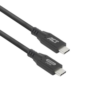 ACT Кабел USB-C - USB-C, 1 м / USB4, 20Gbps, 240W 1