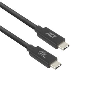 ACT Кабел USB-C - USB-C, 2 м / USB4, 20Gbps, 240W, сертифициран USB-IF 1