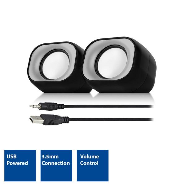 ACT Стерео колонки Eminent 2.0, USB захранване, 2 х 3W 2