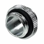 Адаптер Alphacool HF, Двоен нипел, G1/4 - G1/4, О-пръстен, Сребрист 1