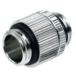Адаптер Alphacool HF, Двоен нипел, G1/4 - G1/4, Въртящ се, Сребрист 1