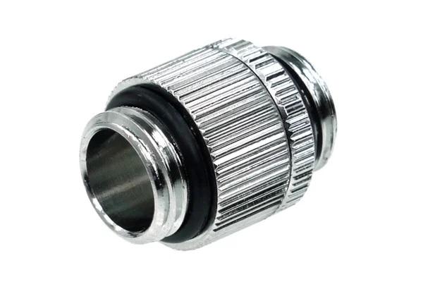 Адаптер Alphacool HF, Двоен нипел, G1/4 - G1/4, Въртящ се, Сребрист 1