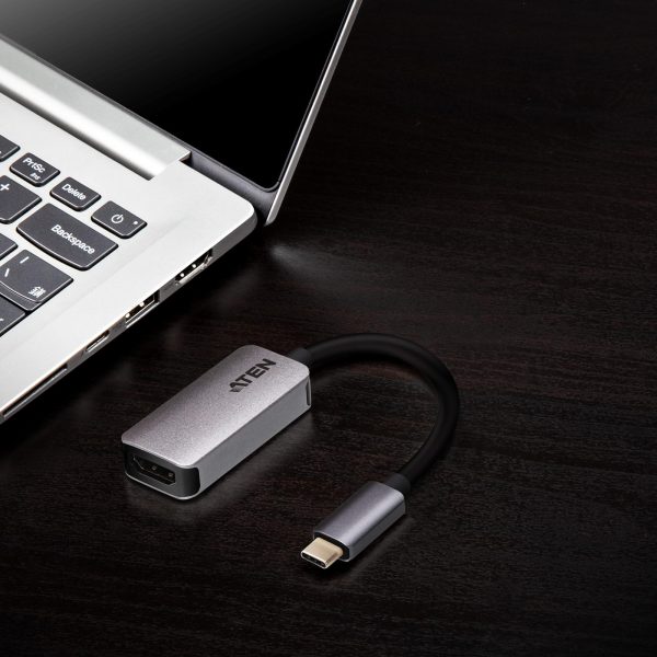 Адаптер ATEN UC3008A1, USB-C мъжко - HDMI женско, 4K, Черен 6