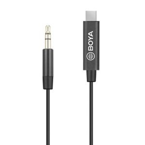 Адаптер BOYA 3.5mm TRS мъжки към USB-C мъжки, 20cm 1