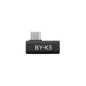 Адаптер BOYA USB-C женско към мъжко, Ъглов, Черен 1