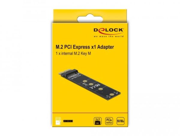 Адаптер Delock 64105, PCI Express x1 към M.2 Key M 6