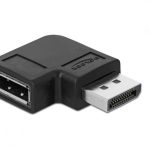 Адаптер Delock, DisplayPort мъжко - DisplayPort женско, 90°, 8K 60 Hz 1