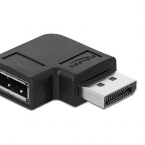 Адаптер Delock, DisplayPort мъжко - DisplayPort женско, 90°, 8K 60 Hz 1