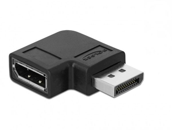 Адаптер Delock, DisplayPort мъжко - DisplayPort женско, 90°, 8K 60 Hz 1