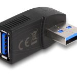 Адаптер Delock USB 3.0 мъжко-женско под ъгъл 270°, хоризонтално 1