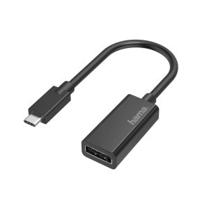Адаптер HAMA 200314, USB-C мъжко - DisplayPort женско, Ultra HD, 4K, Черен 1