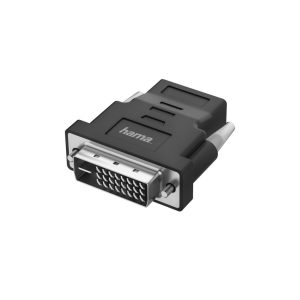 Адаптер HAMA 205169, DVI-D мъжко - HDMI женско, Ultra-HD, 4K, Черен 1