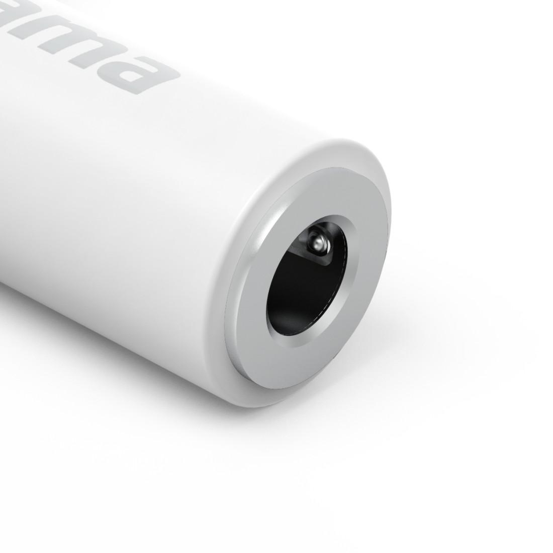 Адаптер HAMA Lightning - 3,5 mm жак, 90°, 201700 5