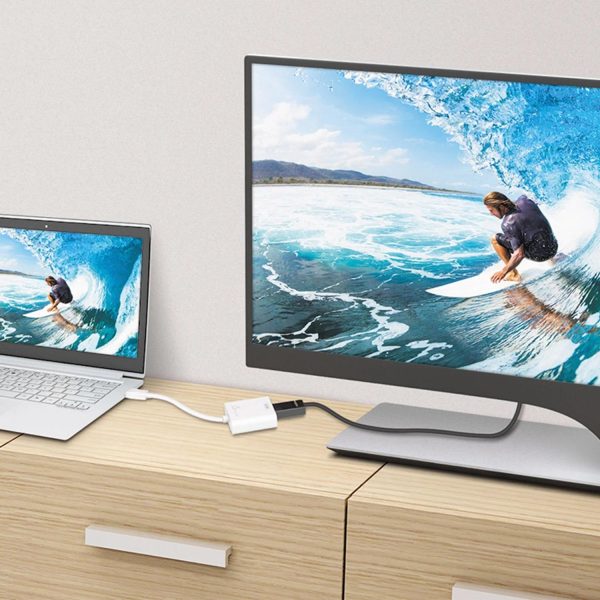 Адаптер j5create JDA158, DisplayPort мъжко - HDMI женско, 4K, Бял 4