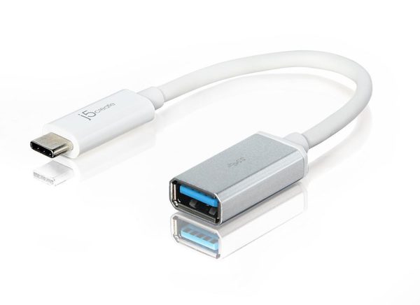 Адаптер  j5create JUCX05, USB-C 3.1 мъжко - USB-A женско 5Gb/s, 90см 1