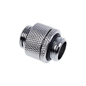 Адаптер съединител с външна резба Alphacool, Въртящ се, G1/4, Сребрист 1