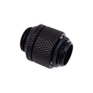Адаптер съединител с вътрешна резба Alphacool, Въртящ се, G1/4, Черен мат 1