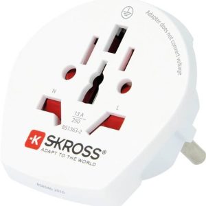 Адаптер SKROSS 1500211E World to Europe, 220V 1
