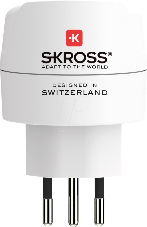 Адаптер SKROSS 1500272, EU към Siss+Italy+Brazil 2
