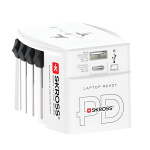 Адаптер SKROSS AC45PD, USB-A, USB-C, 1.302975, World, Бял 1