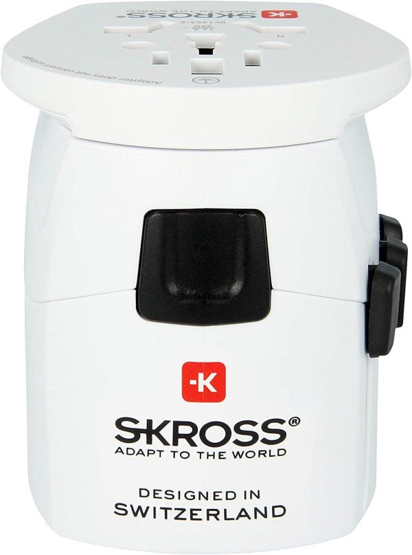 Адаптер SKROSS PRO Light 1.103165, World, Бял 2
