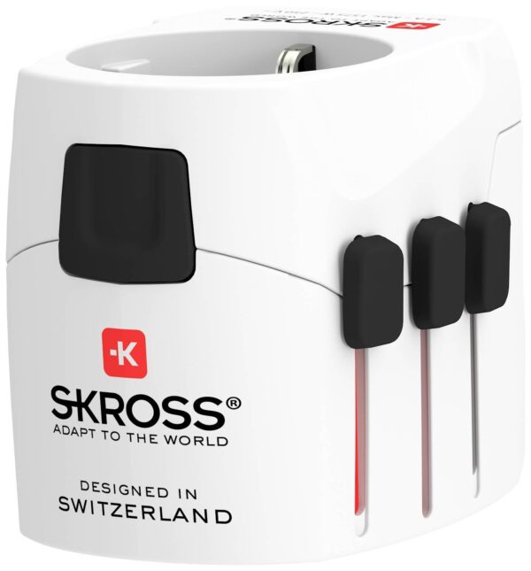 Адаптер SKROSS PRO Light, 2 x USB-A, World, Бял 1