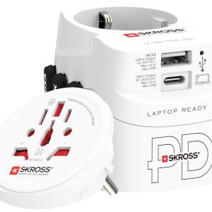 Адаптер SKROSS PRO Light USB, 1.302474, World, Бял 1
