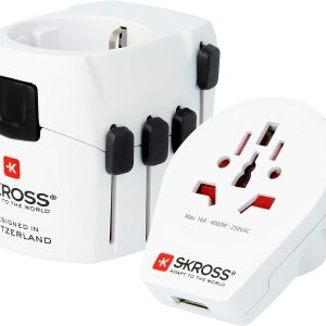 Адаптер SKROSS PRO USB, 1.302539, World, Бял 1