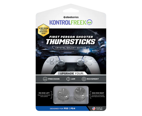 Аксесоар KontrolFreek FPS Thumbsticks Crystal Galaxy Edition за PS5 DualSense  1
