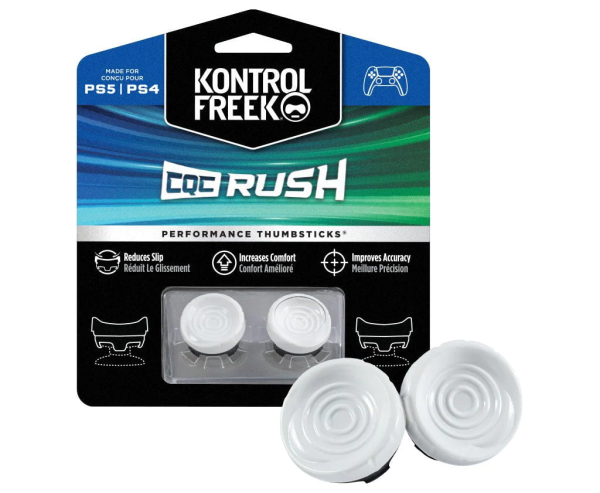 Аксесоар Performance Thumbsticks KontrolFreek White CQC Rush PS5 за DualSense 1