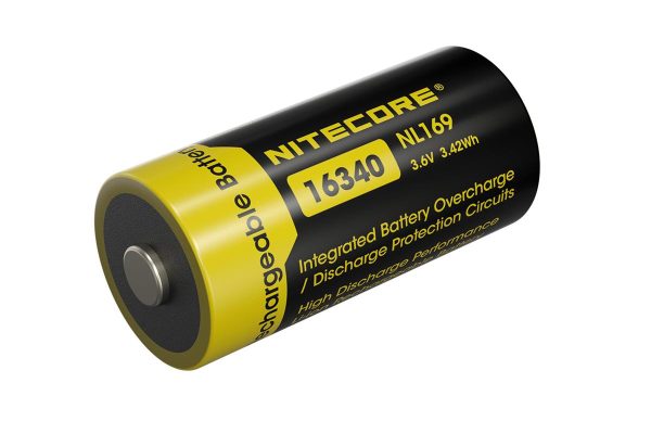 Акумулаторна батерия CR-123 LiIon  3,7V 16340 950mAh NITECORE 1