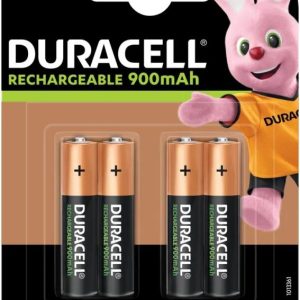 Акумулаторна батерия DURACELL R03 AAA, 900mAh NiMH, 1.2V, 4 бр. в опаковка  1